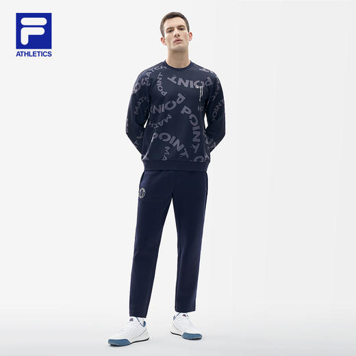 FILA男士卫衣2022年春季新款套头休闲运动上衣A11M213202F 商品图3