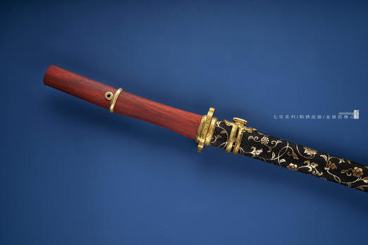 三希堂 七星系列 陨铁金银莊唐刀 未开刃 商品图4