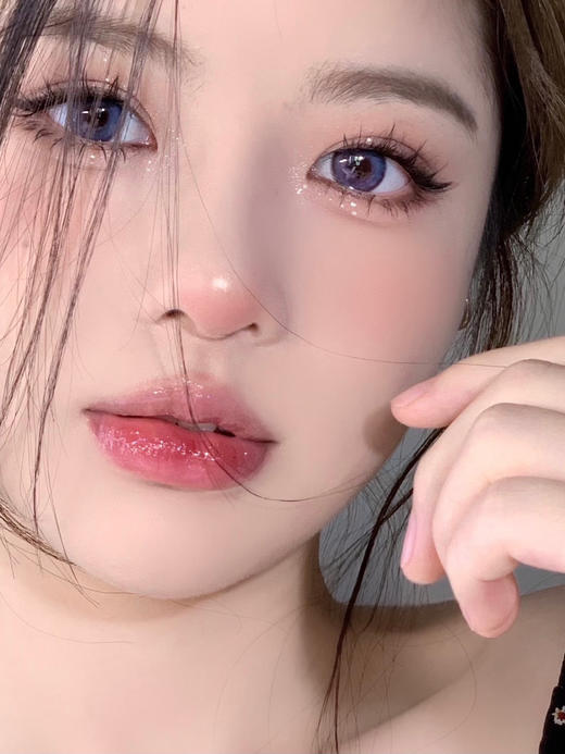 【年抛】G391 高光渐变蓝紫色 DeeKay   | 中直径14.2 着色13.5 | 【同品牌多副美瞳更划算，选款色板在详情页内，358两幅 458三幅】，微混血美瞳 商品图1