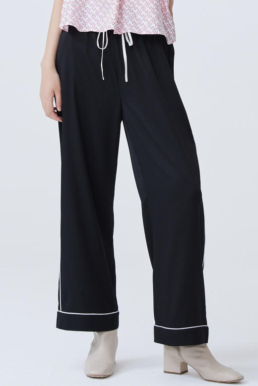 直筒真丝女长裤 SJS93W315N 商品图0