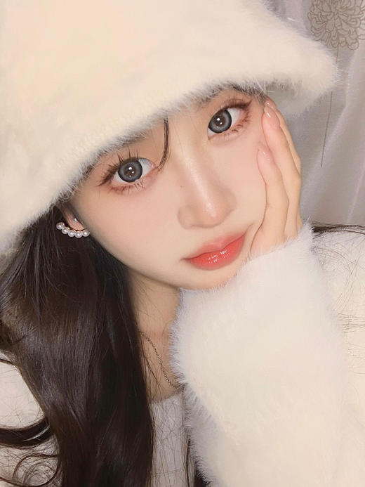 【大直径】LOVEIIKIRA-布鲁灰-14.5mm【年抛 0-800度 无525/575 】着色13.9mm 商品图4