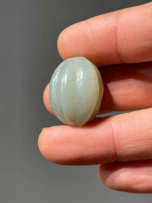 白玉瓜棱橄榄珠与白玉圆珠，顺丰包邮 商品图3