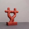 义树家相爱树，非洲红木雕刻摆件，结婚送礼推荐 商品缩略图1