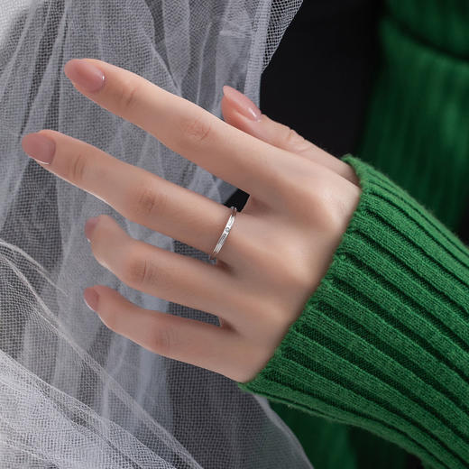 Winy925纯银回响活口戒指送女友闺蜜节日生日礼物 商品图0