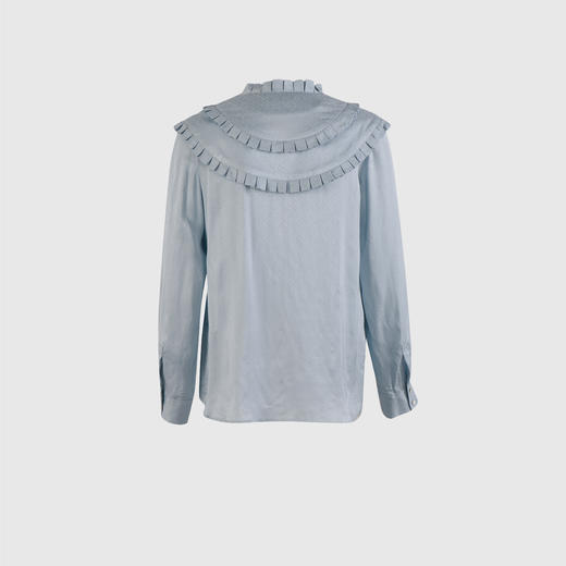 多装饰花边V上衣 商品图3