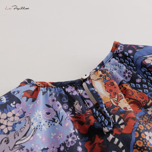 【打折】【马克珍妮 芦芙】夏装新款 女童儿童全棉连衣裙220231 商品图4