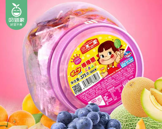 不二家棒棒糖（什锦水果味）/1桶（60根，共375g）生产日期：24年12月 商品图3