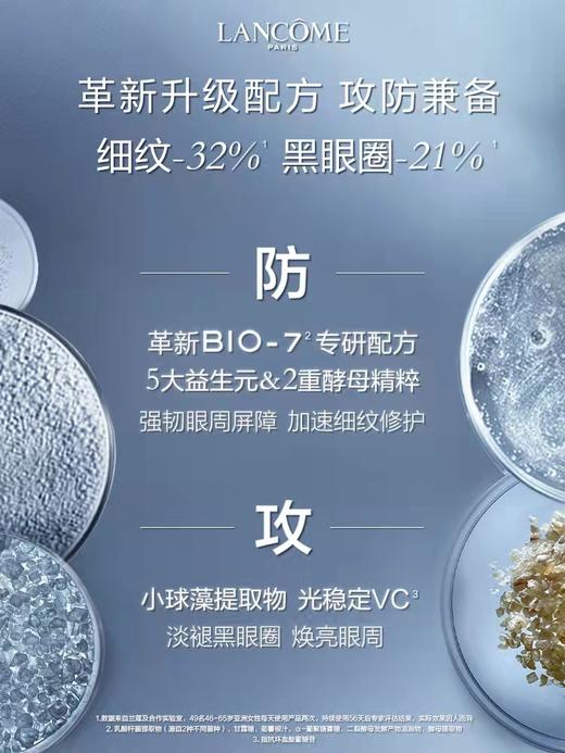Lancome/兰蔻发光眼霜小黑瓶肌底精华眼霜15ml滋润眼周淡化黑眼圈 商品图2