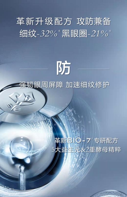 Lancome/兰蔻发光眼霜小黑瓶肌底精华眼霜15ml滋润眼周淡化黑眼圈 商品图0