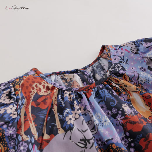 【打折】【马克珍妮 芦芙】夏装新款 女童儿童全棉连衣裙220231 商品图2