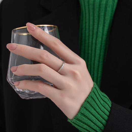 Winy925纯银回响活口戒指送女友闺蜜节日生日礼物 商品图2