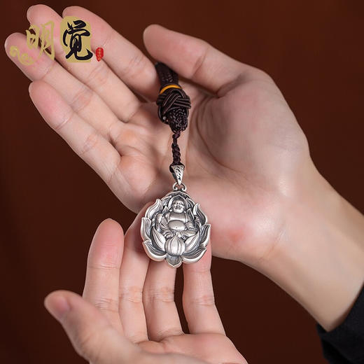 Winy999足银莲福扣钥匙扣送女友闺蜜节日生日礼物 商品图4