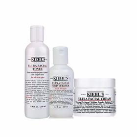 美国KIEHL'S/科颜氏 高保湿面霜 50ML + 高保湿爽肤水 250ML + 高保湿乳液 125ML 组合装 【香港直邮】