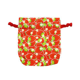 HUJI祤集Bobby收纳袋插画草莓草莓