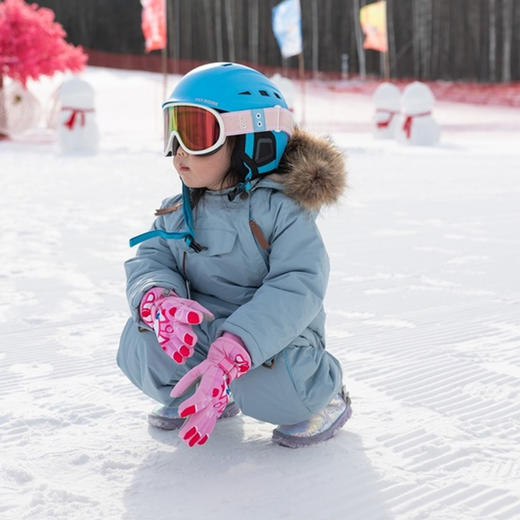 OLIVIOCO 滑雪镜护目镜儿童成人双层防雾滑雪眼镜男女款滑雪装备4-10岁 商品图4