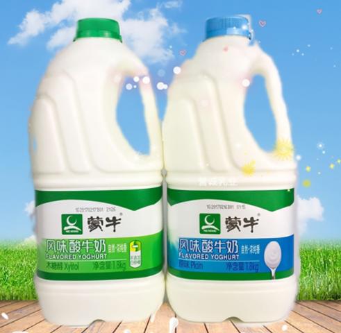 蒙牛风味酸牛奶原味1.1kg 商品图0