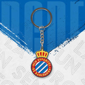 皇家西班牙人俱乐部丨新款双面队徽耐磨加厚钥匙扣挂件武磊足球迷