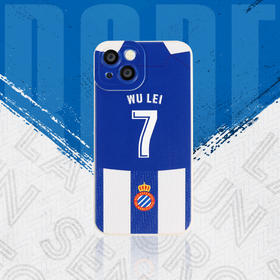 皇家西班牙人俱乐部官方商品丨手机软壳全包蓝白武磊保护套iphone