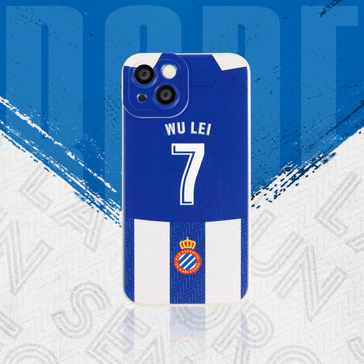 皇家西班牙人俱乐部官方商品丨手机软壳全包蓝白武磊保护套iphone 商品图0