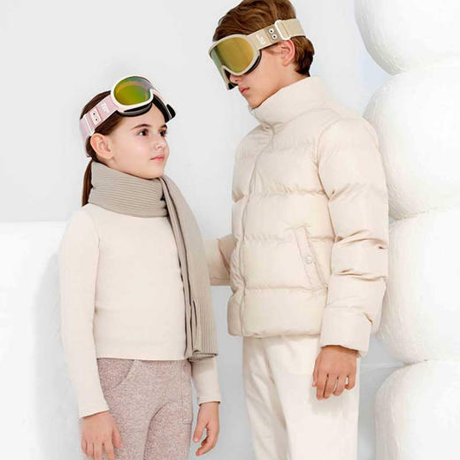 OLIVIOCO 滑雪镜护目镜儿童成人双层防雾滑雪眼镜男女款滑雪装备4-10岁 商品图1