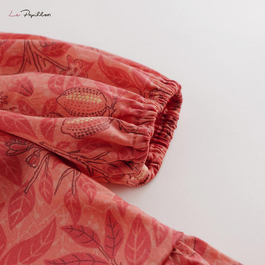 【马克珍妮 芦芙系列】夏装新款 女童石榴A型连衣裙220199 商品图3