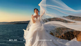 【洞头婚纱照】唯一视觉极简婚照含内景2套、外景2套