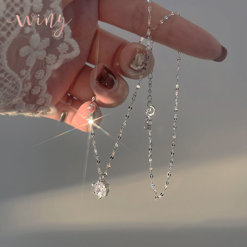 Winy925纯银卿耀项链送女友闺蜜节日生日礼物