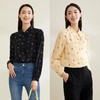 玳莎印花真丝衬衫100%桑蚕丝百搭气质长袖女士衬衣新款    CA31301 商品缩略图2