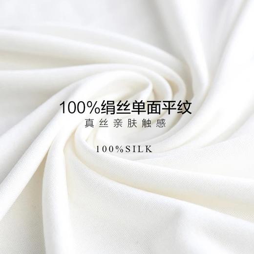 金三塔真丝男士V领短袖T恤纯色100%桑蚕丝男士上衣 1NZMAB740 商品图4