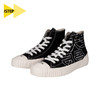 iSTEP2023新款女鞋印花天生反骨纯色高帮帆布鞋学生透明底板鞋 商品缩略图1