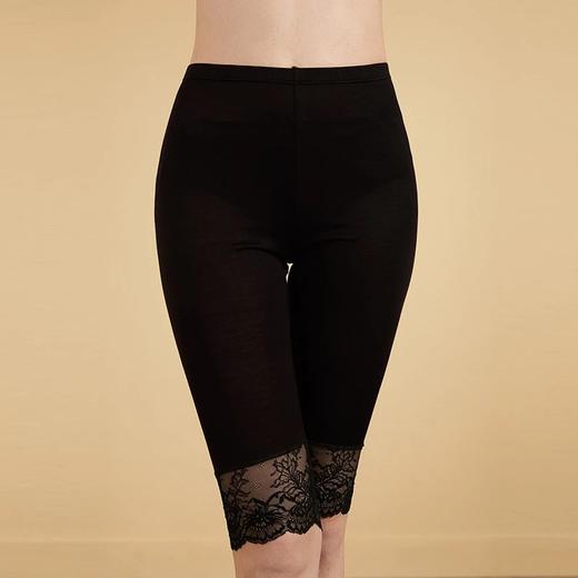 金三塔新品真丝性感打底裤女 桑蚕丝轻塑身打底7分裤  2NZFAC901 商品图2