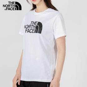 北面女装春夏新款户外运动服棉质圆领体恤T恤NF0A5JXDFN4