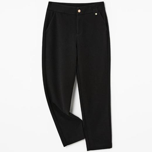 玳莎冬季拉绒铅笔裤新款时尚直筒修身中高腰小脚裤   BD36301 商品图0