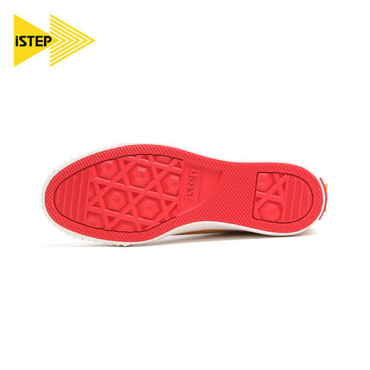 【正品】iSTEP高帮帆布鞋女鞋秋季新品潮流夜光字母荧光绿男女同款潮鞋女 商品图2