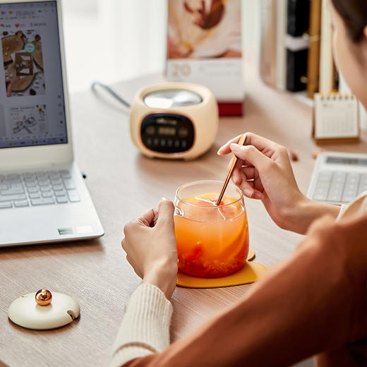 【小程序】小熊养生壶电热杯垫 YSH-Q04E5 米黄色 烧水 商品图11