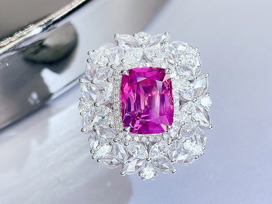 54g 4.59ct 天然无烧紫蓝宝两用款