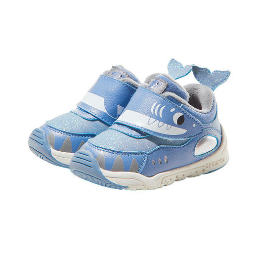 卡特兔运动鞋女童鞋童鞋男冬季加绒棉鞋宝宝鞋子男童机能鞋 商品图4