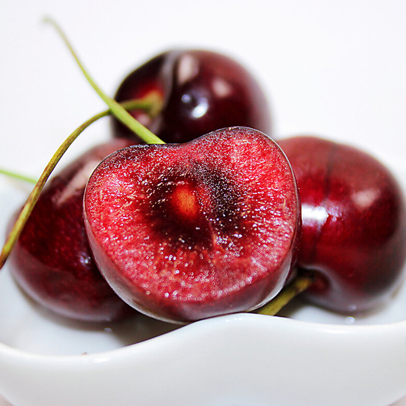 智利纯冰bing车厘子3j特级果500g盒2斤装礼盒装果径30mm32mm