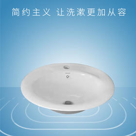 简约台上面盆
