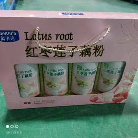巨源 红枣莲子藕粉 420g*4