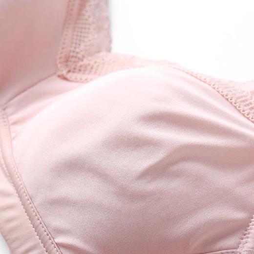 金三塔新品 真丝内衣女桑蚕丝大胸文胸蕾丝性感大胸神器 NZF9A302 商品图2