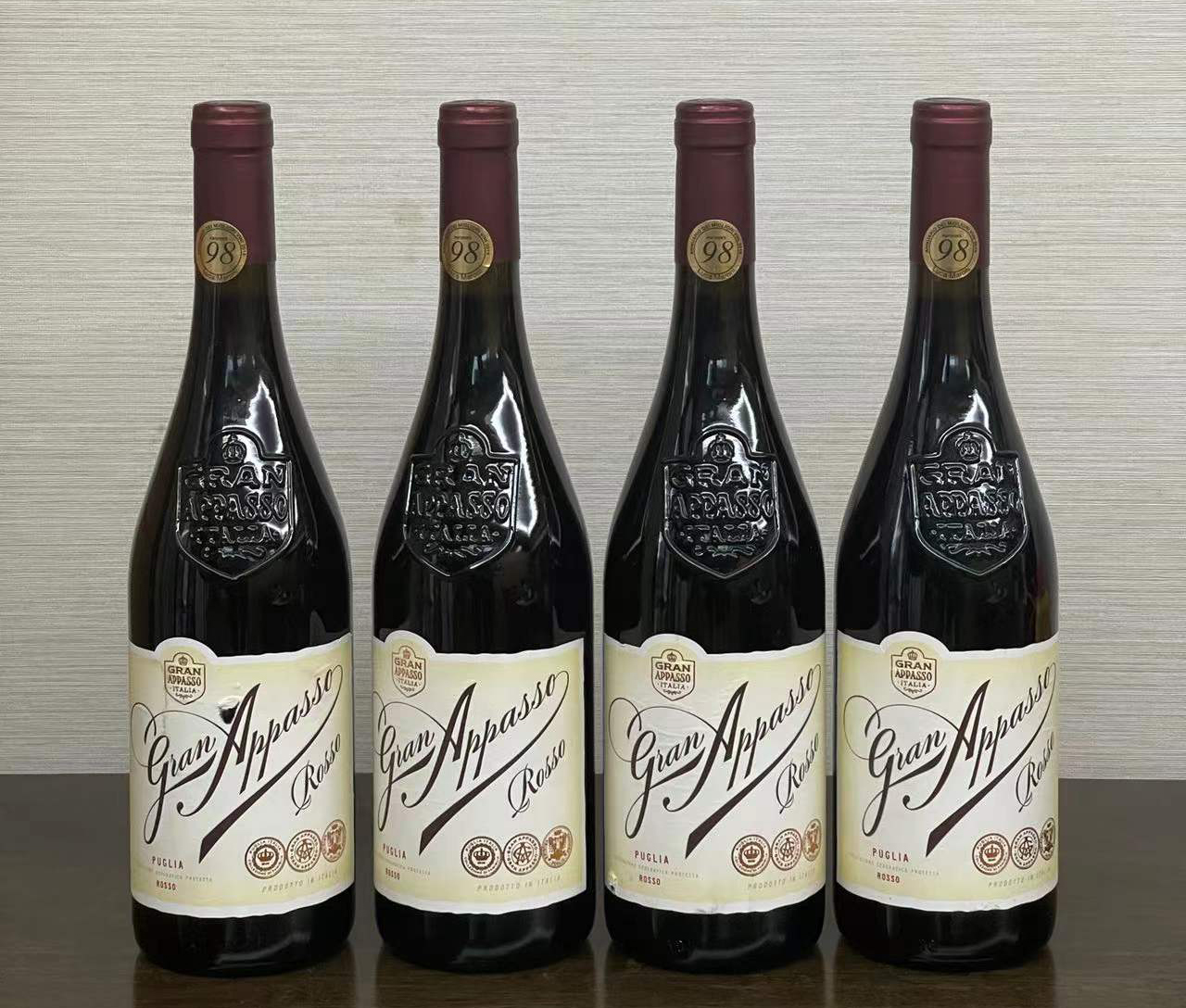 尾货清仓秒杀意大利甘普利亚晚收红葡萄酒2017酒标微损750ml