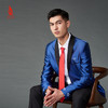 SAINTJOY/上久楷 宋锦领带 轨迹 深玫红LD15602-2 商品缩略图4