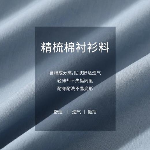 玳莎泡泡袖连衣裙2022春季上新款气质收腰显瘦百搭长袖衬衫式连衣裙 CA35301 商品图3