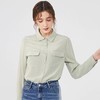 金三塔新品18mm真丝长袖衬衫100%桑蚕丝女士 YSFBA708 商品缩略图3