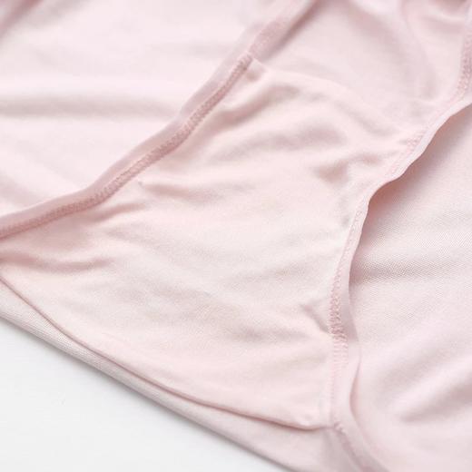 金三塔少女真丝内裤女 发育期中腰纯色三角裤女（私密物品不支持退换）  3NZFAA210 商品图2