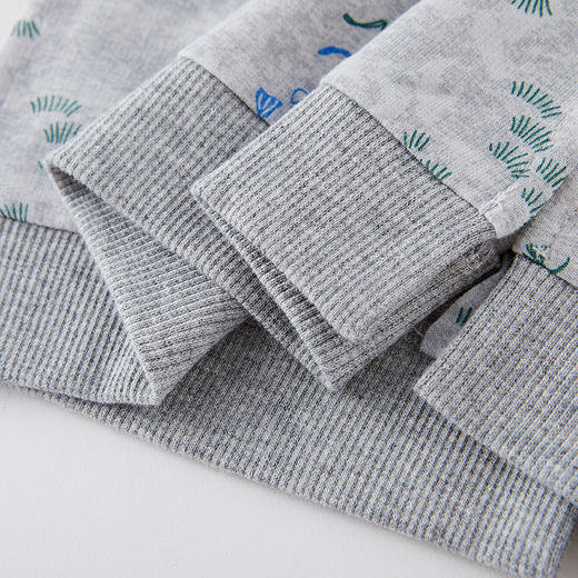 英氏男宝宝春秋单层薄外套纯棉无帽休闲拉链衫22YRWBJ12152A 商品图4