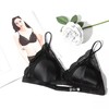 安莉芳小胸桑蚕丝无钢圈三角杯文胸女薄款蕾丝法式内衣EB00062 商品缩略图3