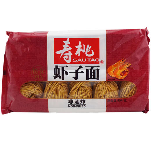 454g寿桃牌排装虾子面 商品图0