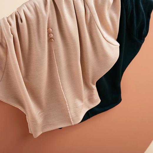 金三塔秋冬真丝保暖上衣女纯色高领长袖打底衫    2NZF9C720 商品图4